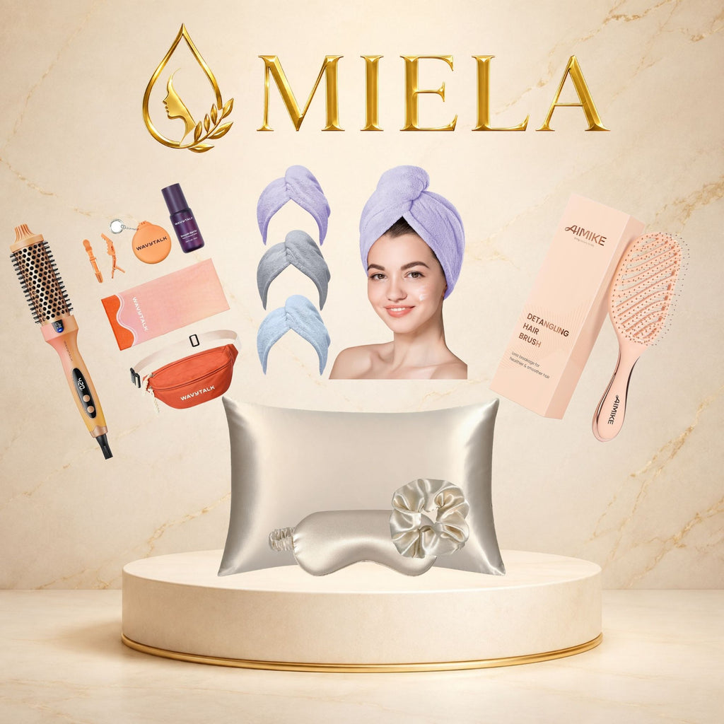 Kit Salón en Casa — Cepillo Térmico + Set de Satín | 8 piezas