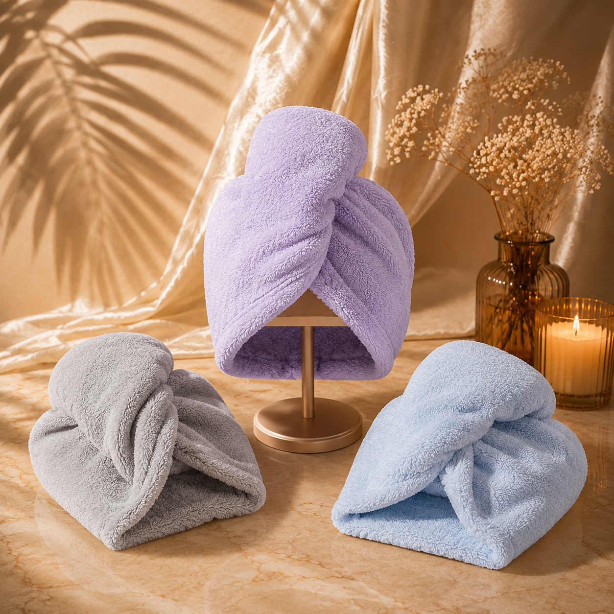 Kit Salón en Casa — Cepillo Térmico + Set de Satín para el Cabello