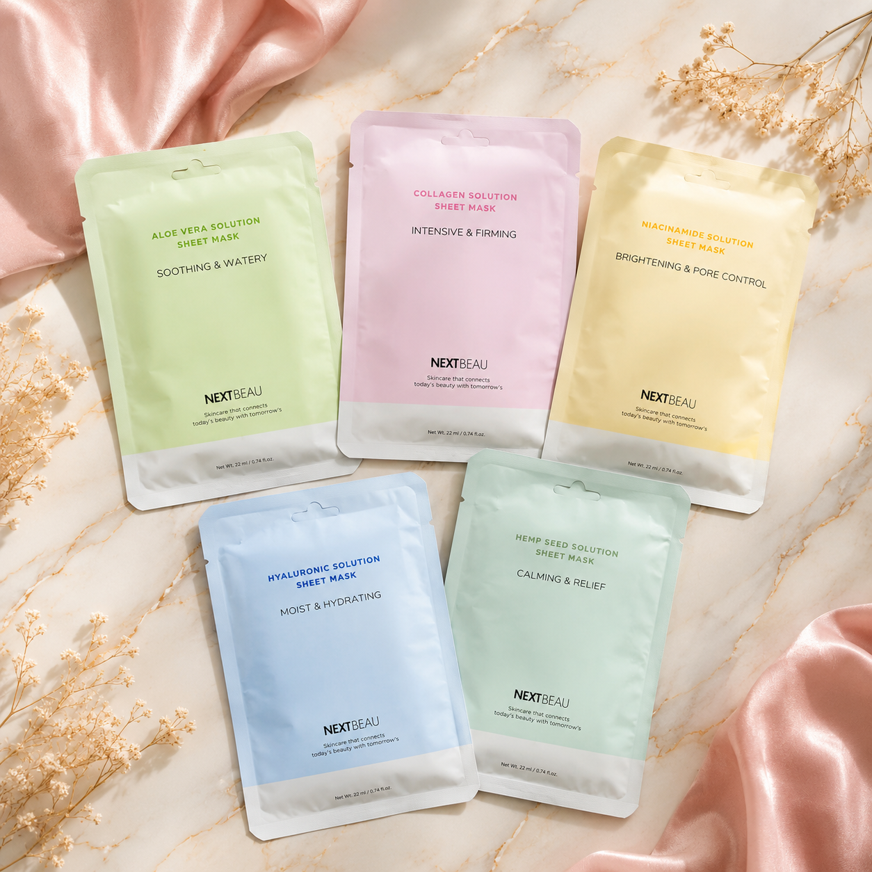 Kit Coreano de Cuidado Facial — Rutina Completa de 5 Pasos